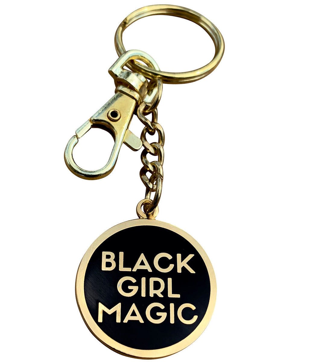 Radical Dreams Pins Black Girl Magic Black - Keychain